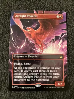 Magic The Gathering MTG - Arclight Phoenix (Anime Borderless) - RVR - Image 1