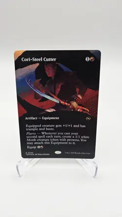 Cori-Steel Cutter (Borderless) Tarkir: Dragonstorm 343 NM FOIL - Image 1