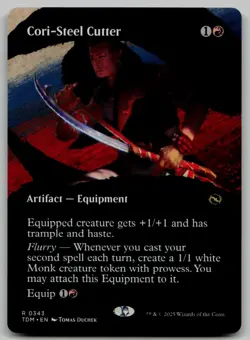 Cori-Steel Cutter (Borderless) R Tarkir: Dragonstorm 343 NM - Image 1