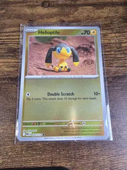 Pokemon Mega Evolutions Helioptile #52 Reverse Holo - Image 1