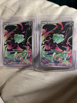 2 Bulbasaur 133/132 Illustration Rare Pokemon Mega Evolution NM Pokemon Tcg - Image 1