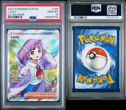 Pokemon Stellar Crown Lacey 166 PSA 10 - Image 3
