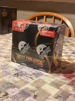 Pokemon TCG Mega Evolution Enhanced Booster Box Factory Sealed 36 Packs - Image 3