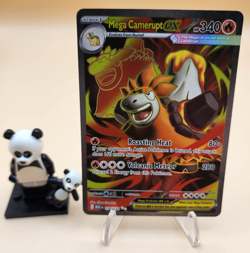 Pokemon TCG Mega Evolution Mega Camerupt EX 156/132 Ultra Rare - Image 1