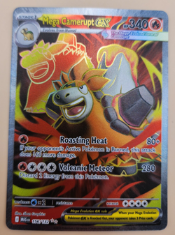 Pokemon TCG Mega Evolution Mega Camerupt EX 156/132 Ultra Rare - Image 3