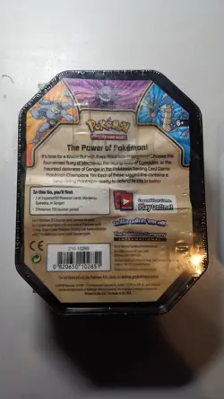 Pokemon TCG 2016 Gengar Machamp Gyarados Champions Tins COMPLETE SET SEALED NEW 820650102851 - Image 3