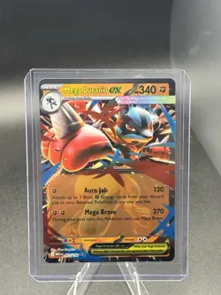 Mega Lucario EX 77/132 - Pokemon Mega Evolution TCG - Near Mint - Image 1