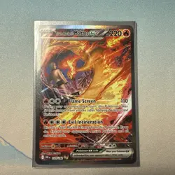 Pokemon Team Rockets Moltres EX #229 Destined Rivals SIR - Image 1