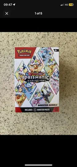 ✅BRAND NEW & SEALED✅Pokemon TCG Prismatic Evolutions Booster Bundle 6x Packs - Image 1