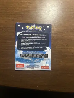 Pokemon Scarlet And Violet Serial Codes Shiny Koraidon or Miraidon UNSCRATCHED! - Image 2