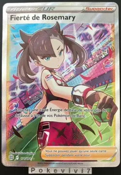 Carte Pokemon FIERTE DE ROSEMARY 171/172 FA Full Art EB09 FR NEUF - Image 1