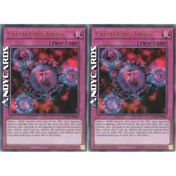 2x CRUSH CARD VIRUS Art. 1 • (Virus Distruggi-Carte) Ultra R • LCKC EN046 YUGIOH - Image 1
