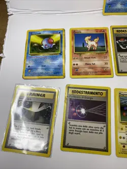 VINTAGE Foreign Pokemon Card LOT of 11. Base Set All Damaged - Image 3