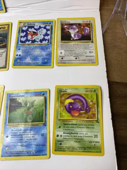 VINTAGE Foreign Pokemon Card LOT of 11. Base Set All Damaged - Image 5