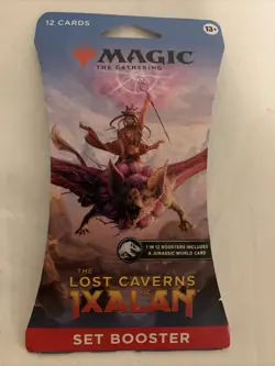 MTG Lost Caverns of Ixalan Set Booster 12 Card Sleeved - English Sealed New - Image 1