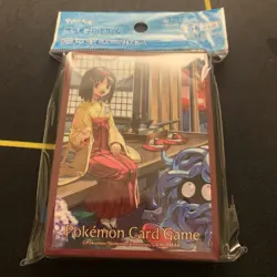 Japanese Pokemon Center Card Sleeves Erikas Holiday -BRAND NEW- US Seller (J2) - Image 1