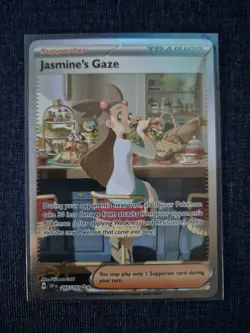 Pokemon Card Jasmine's Gaze 245/191 Special Illustration Rare Surging Sparks NM - Image 1