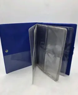 Vintage 1999 Pokemon Charmander Blue 4 Pocket 18 Page Card Binder Holder VGC - Image 4
