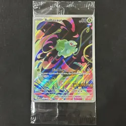 Pokemon Card Bulbasaur 133/132 Mega Evolution Stamped Promo Sealed - Image 1