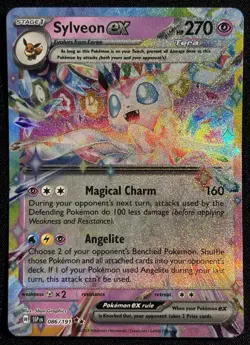 Sylveon EX 086/191 - Surging Sparks Double Rare Holo Pokemon TCG 2024 - NM Card - Image 1