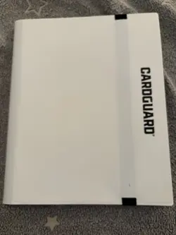 CardGuard Trading Card Folio Portfolio Binder 9-Pocket Holds 360 Cards (White) - Image 1