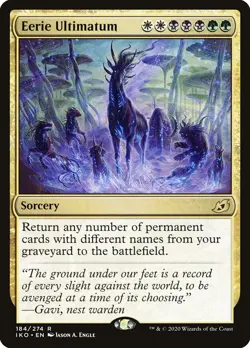 Eerie Ultimatum x1 NM - Ikoria: Lair of Behemoths - Magic the Gathering MtG - Image 1