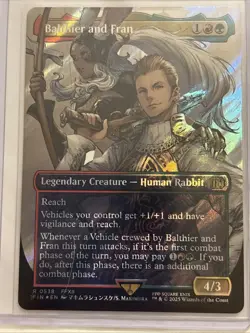 Balthier and Fran (0538) (Borderless) (Surge Foil) Final Fantasy Foil - Image 1