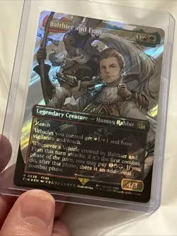 Balthier and Fran (0538) (Borderless) (Surge Foil) Final Fantasy Foil - Image 3