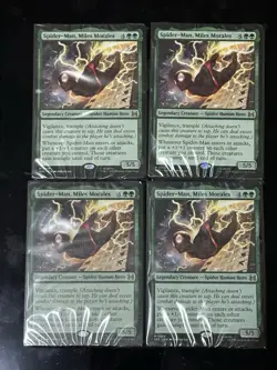 SDCC 2025 Magic The Gathering x Spider-Man Welcome Decks Play-set of 4 GREEN - Image 1