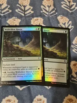 Wolfwillow Haven FOIL x2 Theros Beyond Death Match Magic LP - Image 1