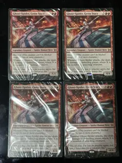 SDCC 2025 Magic The Gathering x Spider-Man Welcome Decks Play-set of 4 RED - Image 1