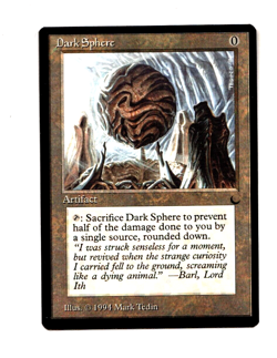 MTG Dark Sphere NM- The Dark Magic the Gathering ~ Free Shipping ~ - Image 1