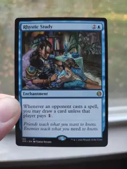 Rhystic Study | Jumpstart non-foil NM MTG Magic The Gathering - Image 1