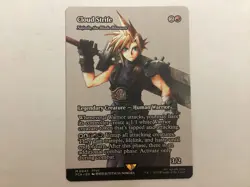 MTG Final Fantasy CLOUD STRIFE Showcase NM (BIN) Graded Power - Image 1