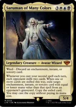 Saruman of Many Colors The Lord of the Rings Non-Foil Heavily played - Image 1