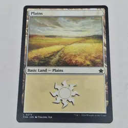 Plains L 0275 MTG Magic The Gathering Foundations Card 2024 Tingting Yeh - Image 2