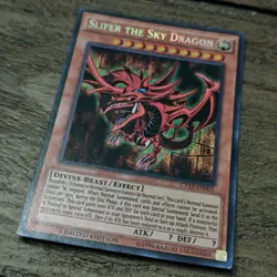 Yugioh 2016 Slifer, the Sky Dragon (CT13-EN001) Secret Rare TCG Card - Image 5