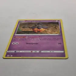 Pumpkaboo Pokemon Card 076/203 Evolving Skies 2021 Basic Common Psychic - Image 2