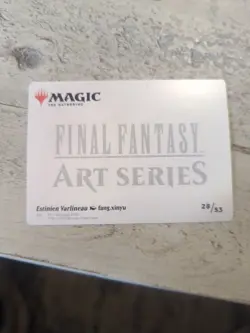 Estinien Varlineau - Art Series 28/53 - Final Fantasy - MTG - Art Card - Image 2
