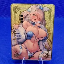 Elf Maid | Sea Moon Partying | Metall Waifu Goddess Story Card - Image 1