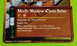 Multi Shadow Clone Jutsu - PR us014 - NM - Foil - Promo - Naruto Trading Card - Image 3
