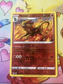 Pyroar 29/196 Reverse Holo | Lost Origin | Pokemon Card LP - Image 1
