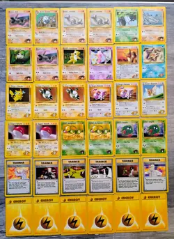 Pokemon Vintage GYM HEROES Card Lot 1999 WOTC LP/NM - Image 1