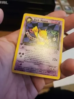 Pokemon Card Dark Hypno Team Rocket Rare Non Holo Trading Card 1st Edition - Image 3