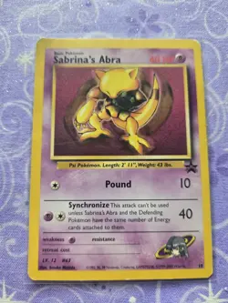 Sabrina's Abra Black Star Promo 19 Pokemon Tcg Pokemon Card - Image 1