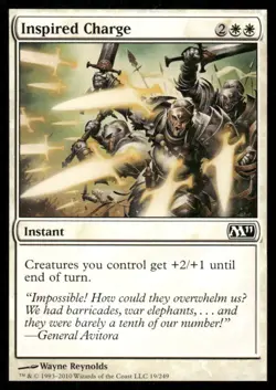 Inspired Charge M11 MTG Magic the Gathering card - Image 1