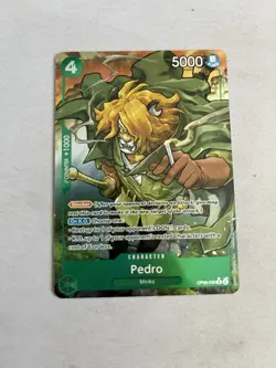 OP08-030 Pedro : Rare Alternative Art English One Piece TCG Card : OP08: Two Leg - Image 1