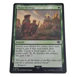 Many Partings MTG Universes Beyond: The Lord of the Rings: Tales of Middle-Earth - Image 1