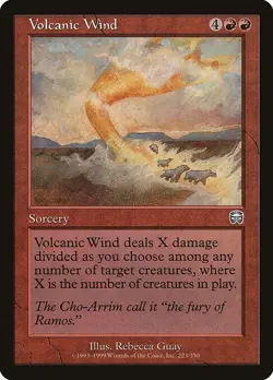 MTG Mercadian Masques --- VOLCANIC WIND --- Uncommon! LP! Magic the Gathering! - Image 1
