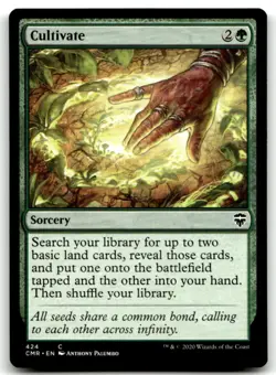 MTG Cultivate C Commander Legends 424 LP - Image 1